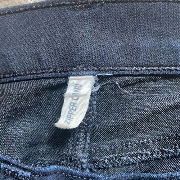 Rag & Bone jeans. Size 27. Zipper Capri. Dark blue color. - Picture 4 of 6